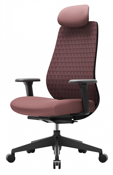 ЕРГОНОМИЧЕН СТОЛ MOKA BLACK БОРДО