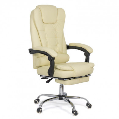 ДИРЕКТОРСКИ СТОЛ COOL BOSS ЕКО КОЖА КРЕМ