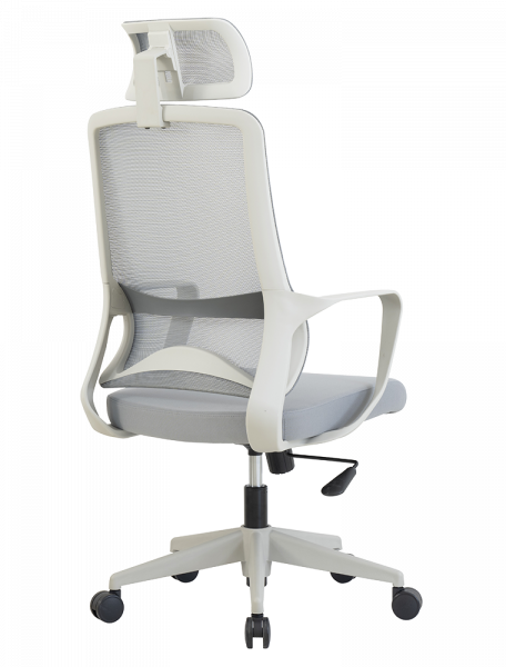 СТОЛ ЕРГОНОМИЧЕН LUMINA ДАМАСКА + МЕШ СИВ