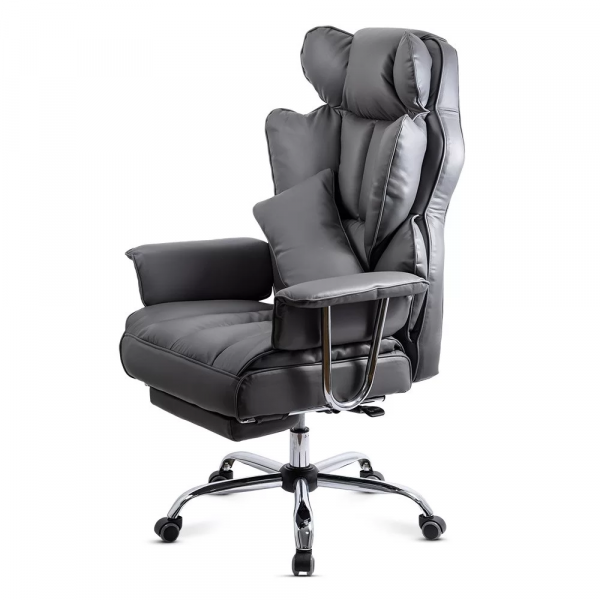 ДИРЕКТОРСКИ СТОЛ ZENON ЕКО КОЖА СИВ