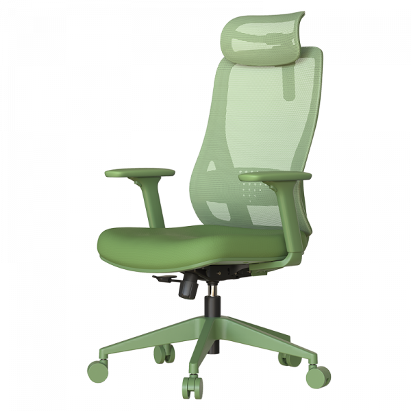 Зелен ергономичен стол.