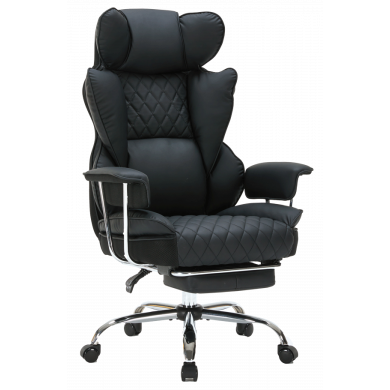 ДИРЕКТОРСКИ СТОЛ IMPERIAL ЕКО КОЖА ЧЕРЕН