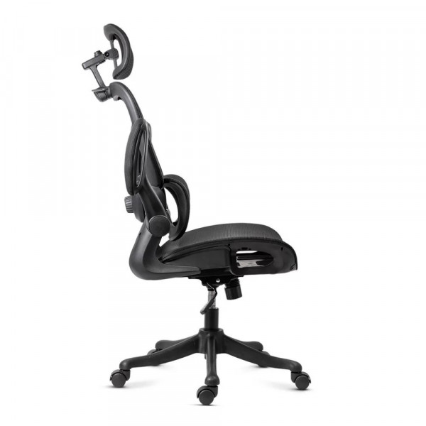Ергономичен стол Amador black, меш, черен