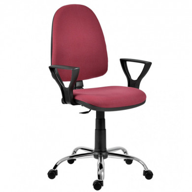 ОФИС СТОЛ MEGANE ХРОМ С ПОДЛАКЪТНИЦИ ДАМАСКА C* 29