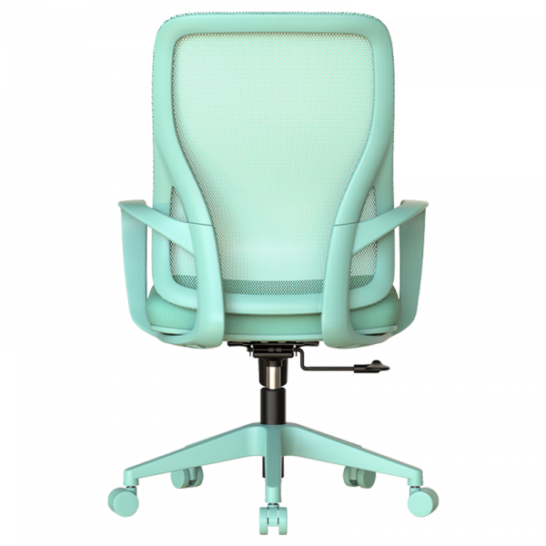 Светлозелен стол за бюро.