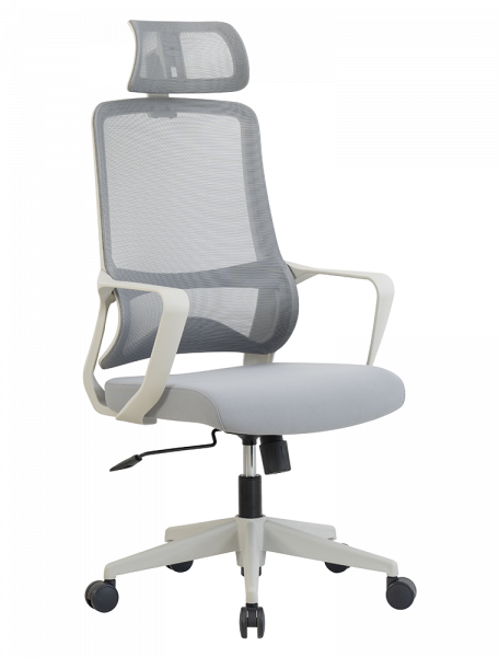 СТОЛ ЕРГОНОМИЧЕН LUMINA ДАМАСКА + МЕШ СИВ