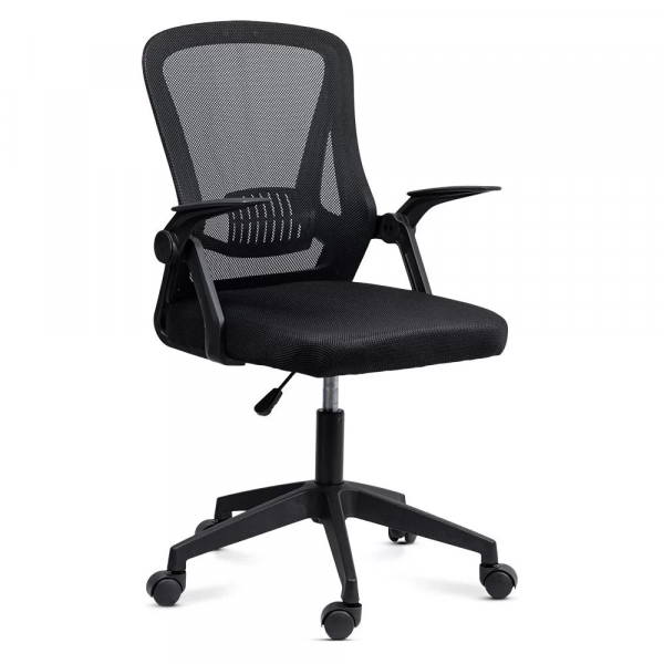 Черен офис стол.