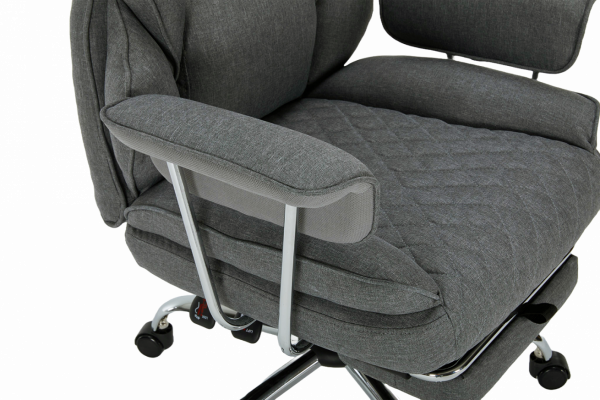 ДИРЕКТОРСКИ СТОЛ IMPERIAL ДАМАСКА СИВ