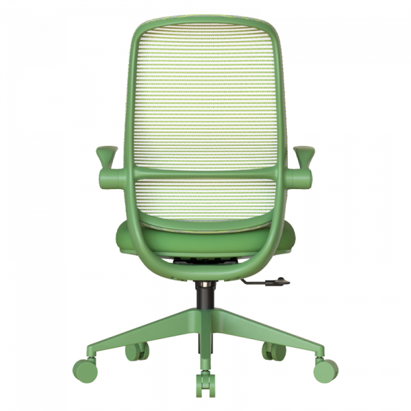Зелен ергономичен стол.