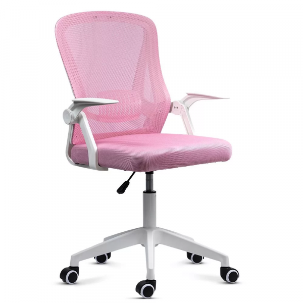 Розов офис стол.