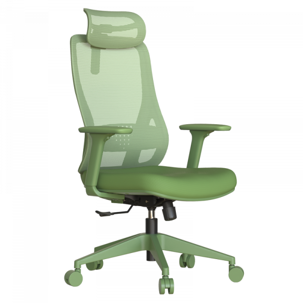 Зелен ергономичен стол.