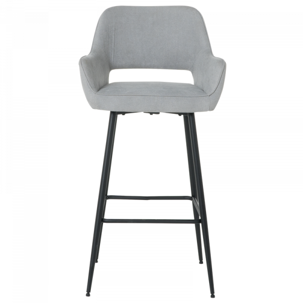 Бар стол в сив цвят.