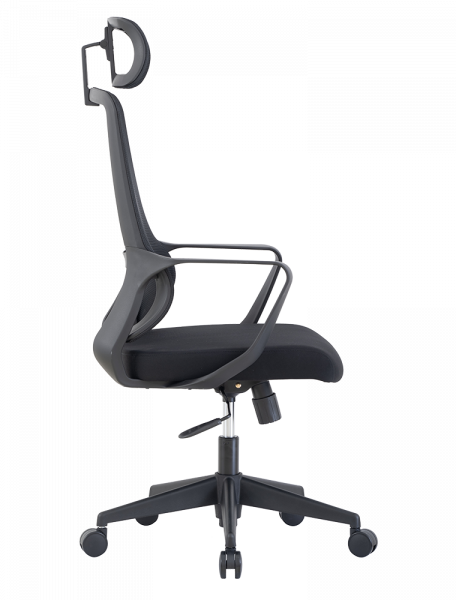 СТОЛ ЕРГОНОМИЧЕН LUMINA ДАМАСКА + МЕШ ЧЕРЕН